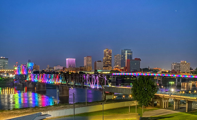 little rock skyline