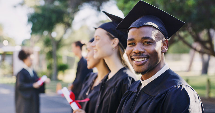 smiling graduates