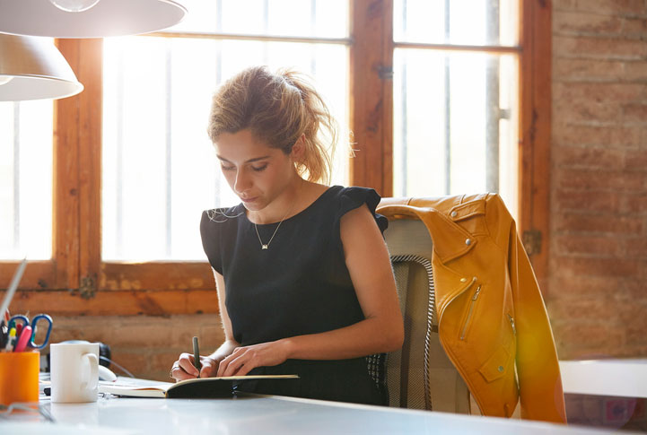 woman at work