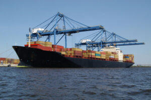 cargo ship at port of baltimore