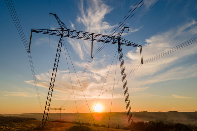 high voltage power lines