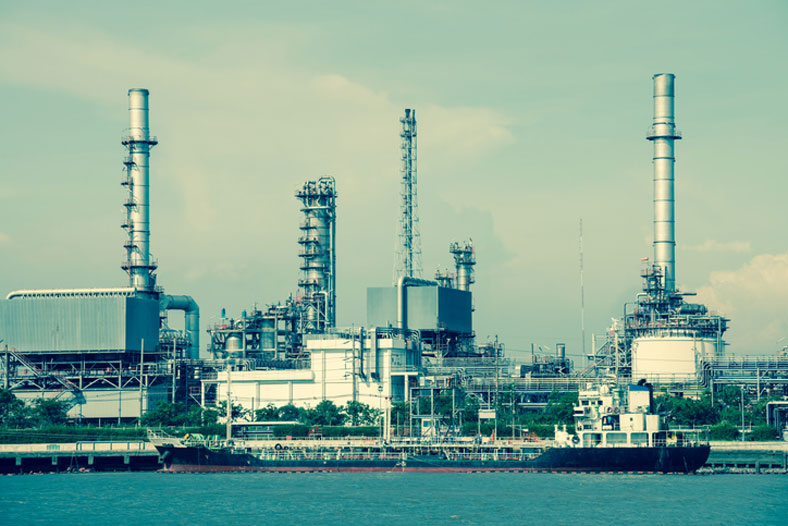 oil refinery